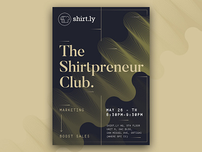 The Shirtpreneur Club Poster