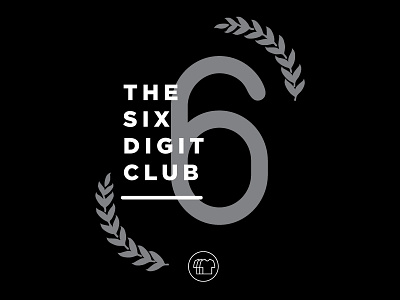 6 Digit Club Poster minimalism minimalist poster shirtly