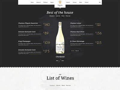 Wine Menu Winery Restaurant Woocommerce Wordpress Theme