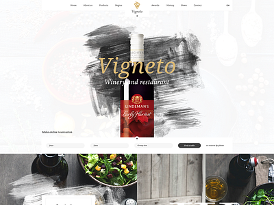 Restaurant and Winery Wordpress Theme