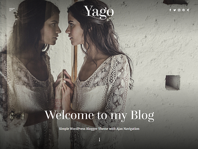 Yago - Simple Cleam Ajax WordPress Theme