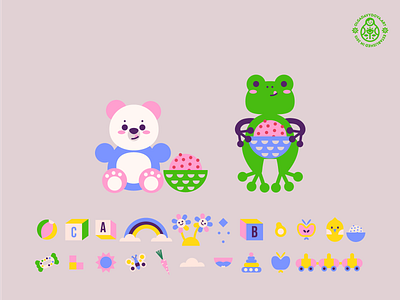 Bear and Frog for Yumicious