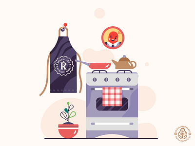 How We Cook Web Illustration