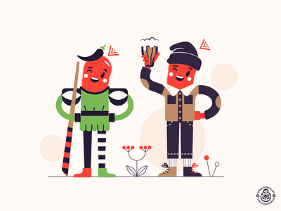 Hot Italian & Smoked Hot Beer Characters