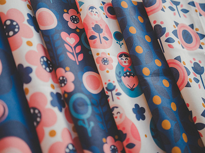 Modern Folk Pattern Collection Released creative market fabric design flat flowers folk ollysweatshirt russian scandinavian seamless pattern textile