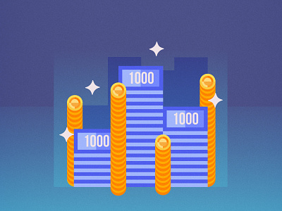 Money flat icon illustration money