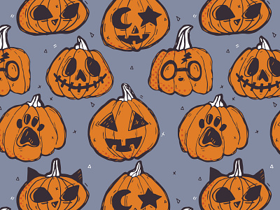 Halloween Pumpkin Pattern