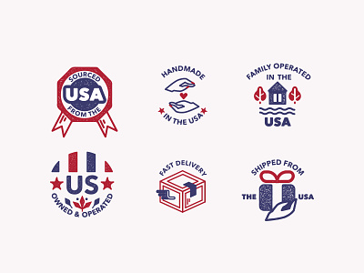 Benefits Icons Full Kit american icon design illustration for web logo logotype