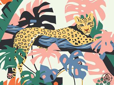 Plant Heroes  (Fragment with a Leopard)
