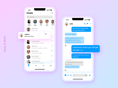 Daily UI #013: Direct Messaging