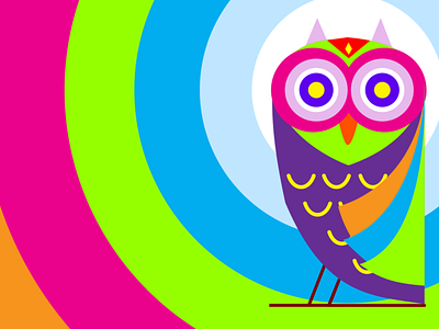 OWL-UWU: Simple owl design using inkscape