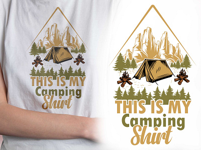 Camping T-Shirt Design campain shirt design keywords