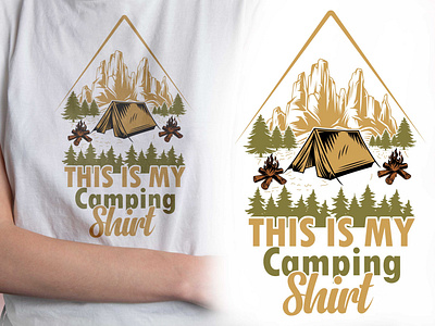 Camping T-Shirt Design