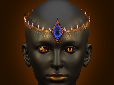 3D Modeling 3d 3d modeling alien blender crown game assest