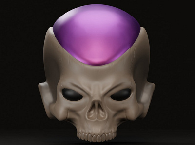 FREIZA SKULL 3d freiza freiza skull skull