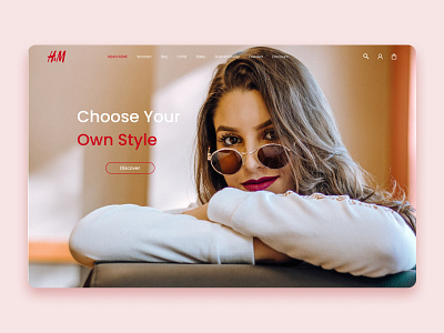 H&M Web Site UI Redesign. 👋 design e commerce figma hm ui ux web webdesign website