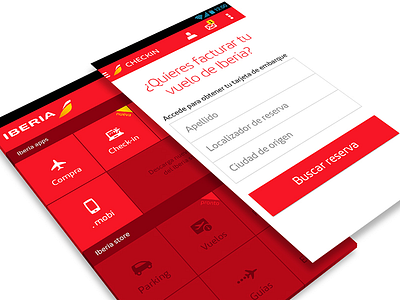 Iberia airline android app aerolinea airline android app screens ui ux
