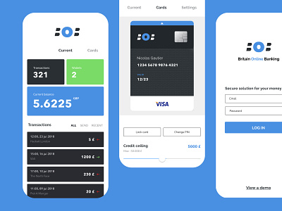 Banking app bank card banking crypto design experience logo mobile money sign in ui