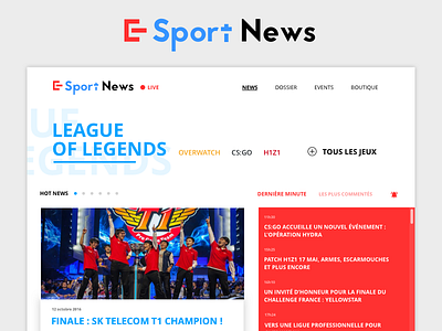 AN E-SPORT NEWS HOME PAGE