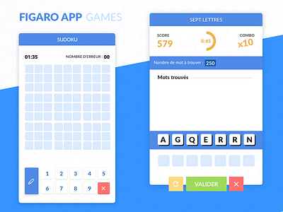 Figaro App - Two games