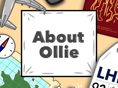 About Ollie about illustration map passport plane travel travelling website