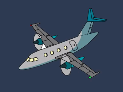 Turbulent times in flight airplane animation creative flight illustration ipad jet motion plane turbulence video