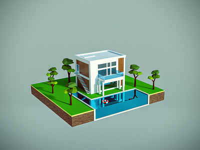 Low Poly House