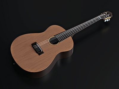 Guitar 3d 3dmodeling b3d blender blender3d guitar realism