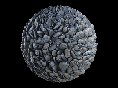 Texture Study - Pebbles 3d b3d blender blender3d pebble rock stone texture