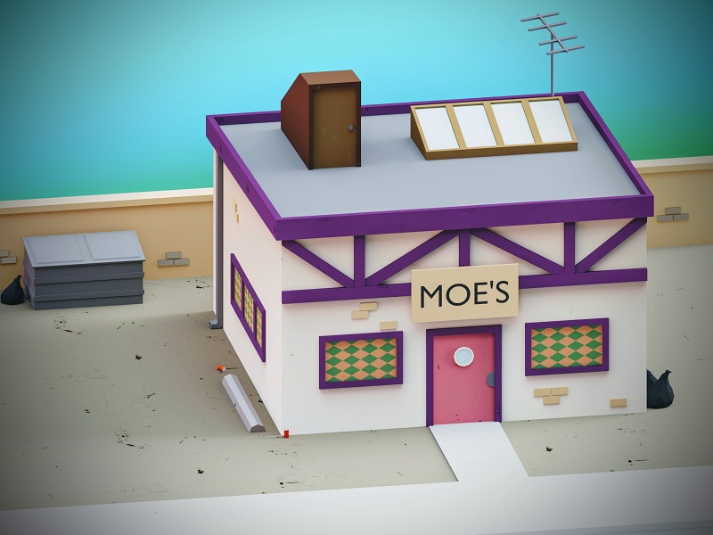 Moe's bar by Joao Paulo on Dribbble