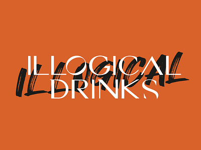 Illogical Drinks Logo Trial 2