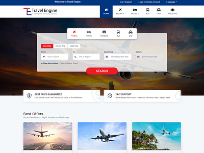 Travel Engine – Creative Travel Booking Theme travel booking template travel booking website template web templates website templates