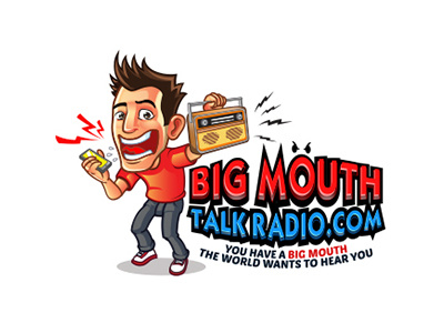 Big Mouth Logo cartoon cartoon logo logo mascot