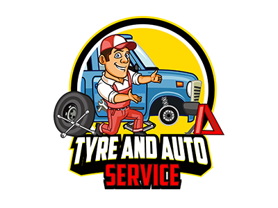 Tyre And Auto Service Cartoon Logo By Agung Setya Nugraha On Dribbble