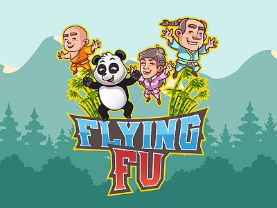 Flying Fu buddha cartoon china game kung fu mandarin mobile app