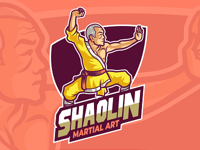 Shaolin Martial Art Master Logo