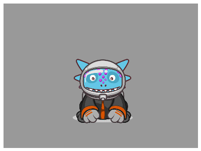 Alien Changing Outfit alien cartoon game gif space suit