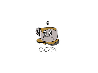 coffee character design illustration