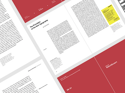 The Principles of the New Typography book editorial layout minimalistic publication typography