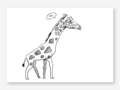 Giraffe animals bw drawing giraffe giraffes hand drawn illustration kid illustration kid style kids pencil pencil art rough sketch sketch sketchbook sketchbooks