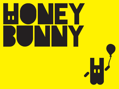 Honey Bunny branding design id identica identity logo mascot