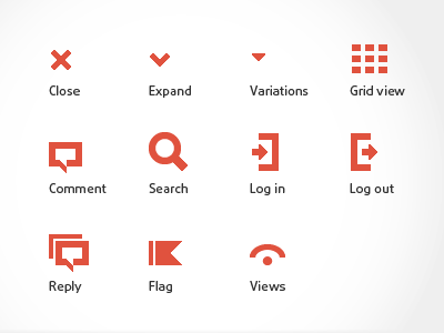 Tiny Icons for Retina retina icons pictogram pixelperfect gui icon