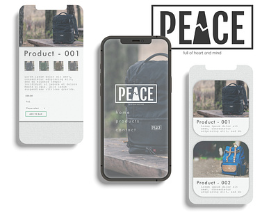 Peace | Brand Identity Design | Digital Interface branding design graphic design illustration logo ui