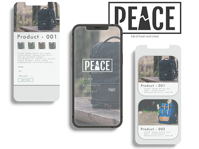 Peace | Brand Identity Design | Digital Interface