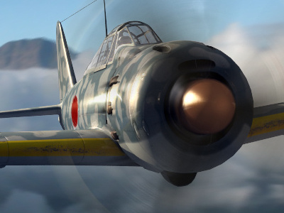 World of Warplanes 3d banner clouds illustration photoshop render