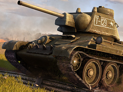 Tank 3d banner illustration photoshop render tank