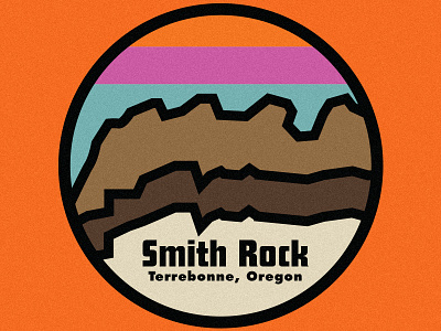 Smith Rock by Robbie King on Dribbble