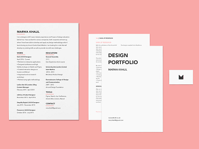 Personal Branding [2020 Edition] brand design branding cute cv design flat minimal pink porfolio print ui ux web website