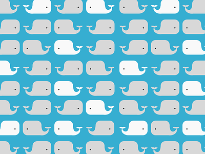 Whales Pattern blue cute illustration pattern whales