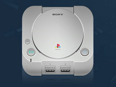 Playstation Icon app clean game glossy grey icon ios playstation sony